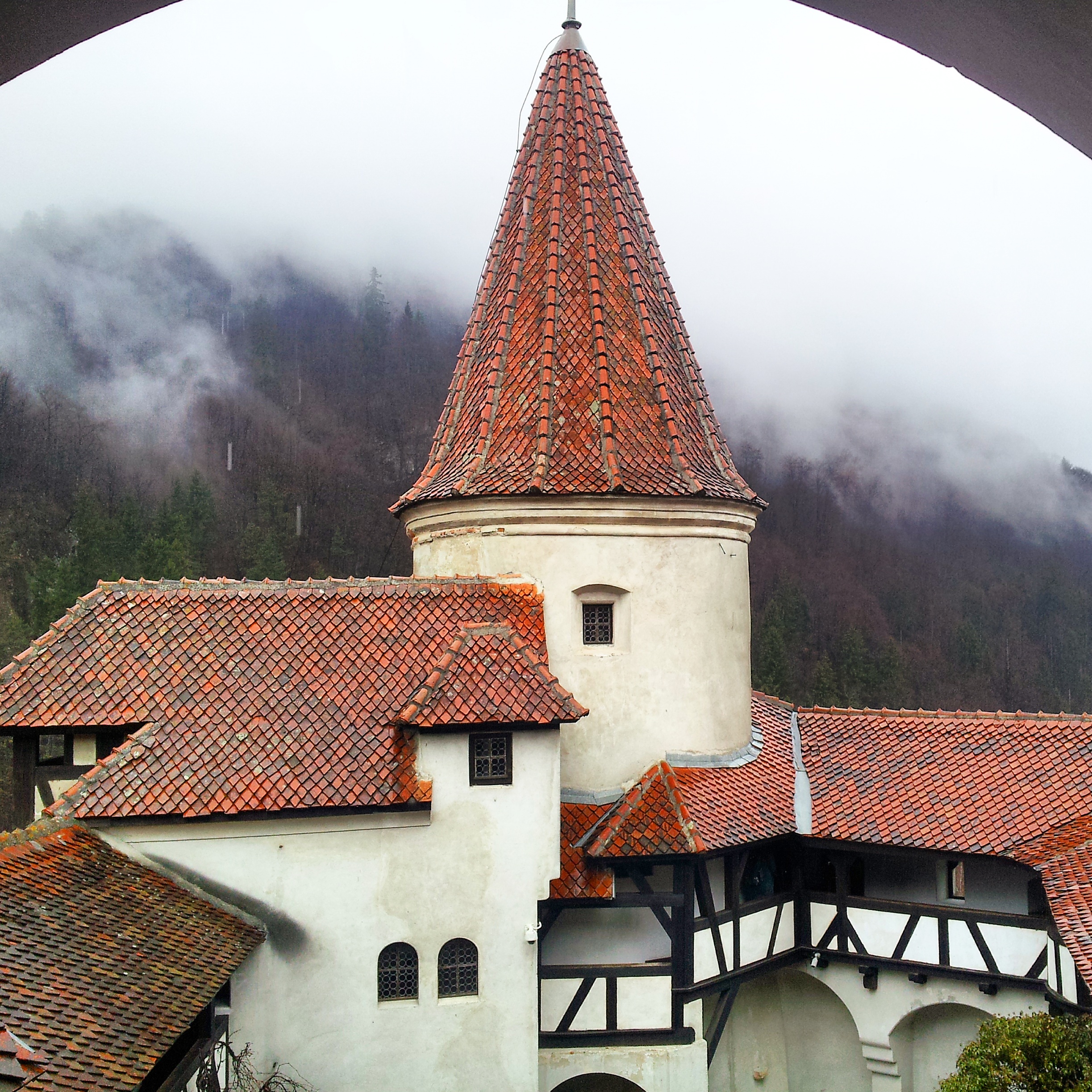 Gorgeous view of the Bran Castle